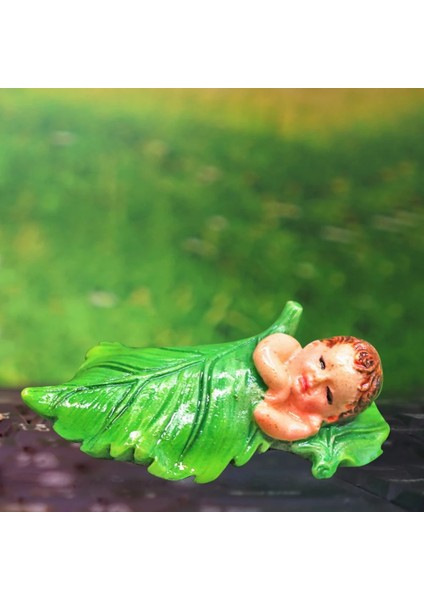 1 Adet Tarzı Mini Çiçek Peri Bebek Bahçe Minyatür Süsleme Mikro Peyzaj Yosun Teraryum Sevimli Heykelcik Dıy Reçineler Ev Dekorasyon (Yurt Dışından)