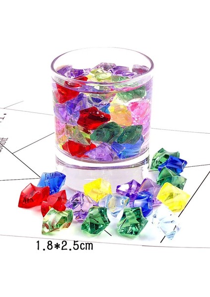 Koyu Mor Tarzı 18X25MM Akrilik Kristal Elmas Düzensiz Buz Kayaları Masa Dağılım Vazo Dekor Ev Dekorasyonu Süsleme El Sanatları Hediye Paketleme Bahçe Dekoru (Yurt Dışından) fiyatları
