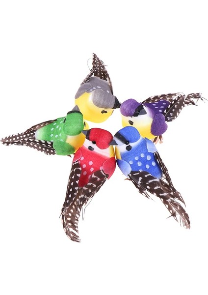 Yeşil Stil Adet Köpük Yapay Kuş Çiçek Malzemeleri Düğün Noel Ağacı Dekorasyonu Için Dıy Scrapbooking Çelenk Sahte Çiçekler (Yurt Dışından)