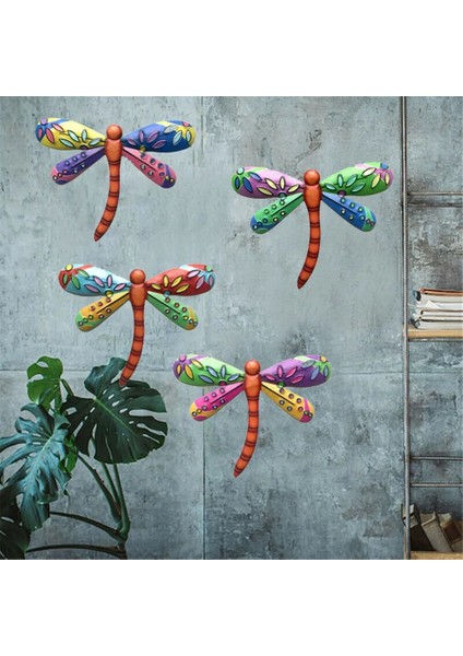 Yeşil Stil Metal Craft Dragonfly Açık Avlu Bahçe Dekorasyon Oturma Odası Çocuk Odası Dekoru Çocuk Hediyeleri 4 Renk 22.7X18 cm (Yurt Dışından) fiyatları