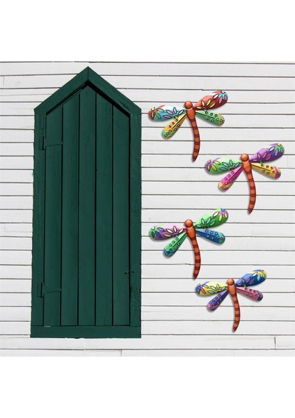 Yeşil Stil Metal Craft Dragonfly Açık Avlu Bahçe Dekorasyon Oturma Odası Çocuk Odası Dekoru Çocuk Hediyeleri 4 Renk 22.7X18 cm (Yurt Dışından) modelleri