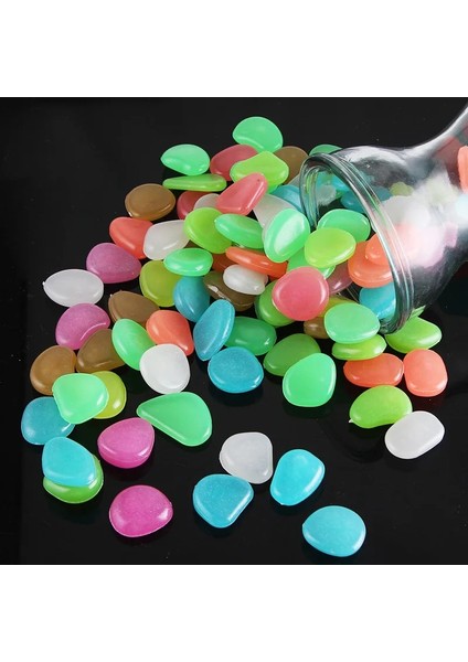 Sarı Stil 10 Parça Adet Karanlıkta Glow Bahçe Kayaları Dekor Çakıl Taşları Yardlar Için Çimler Yürüyüş Yolları Bahçe Araba Yolu Bitkiler Dıy Aydınlık Taşlar (Yurt Dışından)