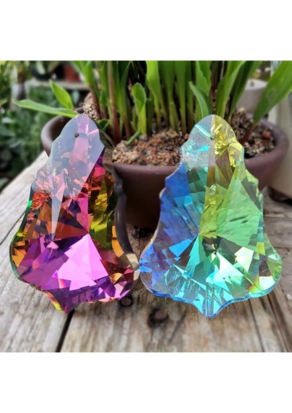 Renk 2 Tarzı 76MM 76MM Ab Renk Asılı Kristal Prizma Noel Ağacı Suncatcher Avize Parçaları Dıy Ev Düğün Pencere Dekor Süsleme (Yurt Dışından) fiyatları