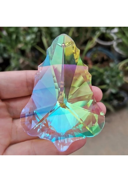 Renk 2 Tarzı 76MM 76MM Ab Renk Asılı Kristal Prizma Noel Ağacı Suncatcher Avize Parçaları Dıy Ev Düğün Pencere Dekor Süsleme (Yurt Dışından) fırsatları
