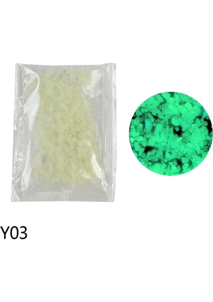 Y03 Stili 10G G Aydınlık Kum Taş Floresan Çakıl Karanlıkta Parıltı Veranda Bahçe Dekorasyon Dıy Yıldızlı Dileğiyle Şişe Balık Tankı Süsler (Yurt Dışından)