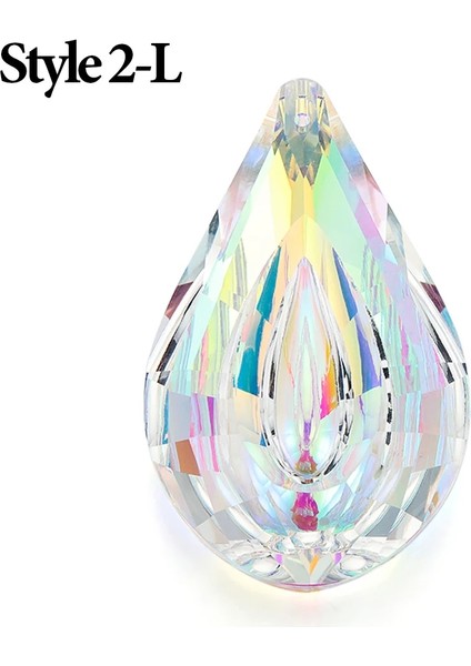 Stil 2-L Stili 30MM Lamba Topu Prizma Kristal Top Güneş Yakalayıcı Gökkuşağı Yapıcı Pencere Asılı Süsleme Güneş Yakalayıcı Ev Bahçe Dekoru (Yurt Dışından)