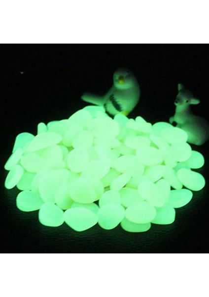 Yeşil Stil 50 Parça Adet Karanlıkta Glow Bahçe Çakıl Taşları Yürüyüş Yolları Için Bahçe Dekorasyonu Glow Çakıl Taşları Bitkiler Akvaryum Aydınlık Taşlar (Yurt Dışından)