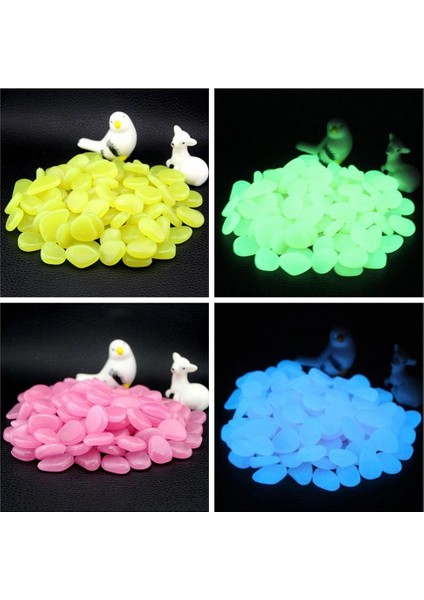 Yeşil Stil 50 Parça Adet Karanlıkta Glow Bahçe Çakıl Taşları Yürüyüş Yolları Için Bahçe Dekorasyonu Glow Çakıl Taşları Bitkiler Akvaryum Aydınlık Taşlar (Yurt Dışından)