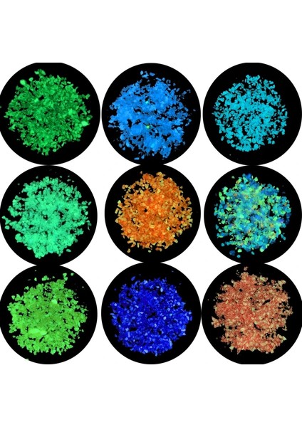 Y07 Stili 7.8X6CM 30G Aydınlık Kum Taşları Karanlık Taşta Glow Bahçe Ev Parkı Yol Floresan Çakıllar Dıy Yıldızlı Dileğiyle Şişe Süsler (Yurt Dışından)