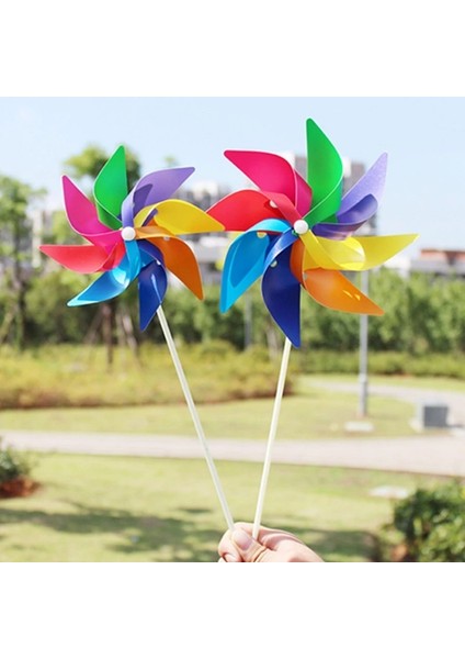 Garden Yard Parti Kamp Yel Değirmeni Rüzgar Er Süs Dekorasyon Çocuk Oyuncak Yeni JUN-5A (Yurt Dışından)