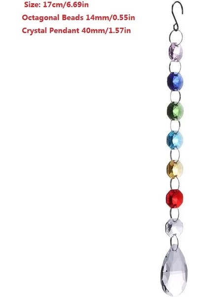 B Tarzı Rystal Windchimes Süsleme Yıldız Ay Kolye El Yapımı Mücevherat Bahçe Rüzgar Çanı Perde Pencere Asılı Kolye Ev Deco (Yurt Dışından)