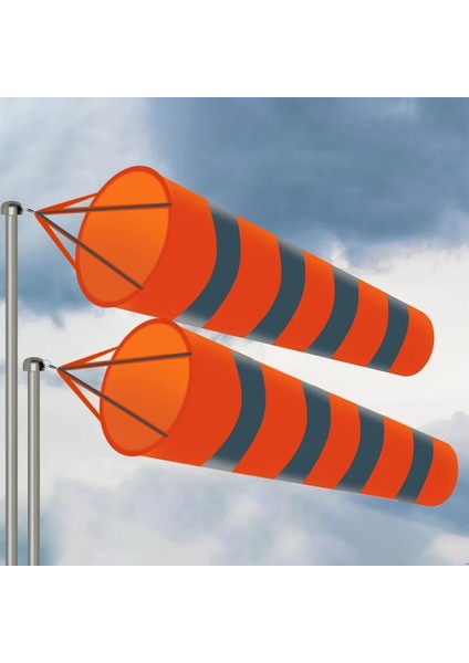 Turuncu Beyaz Stil 1.5m cm Rüzgar Çorabı Rüzgar Gülü Çizilmez Rüzgar Geçirmez Floresan Yansıtıcı Rüzgar Çorabı Hava Çantası Rüzgar Gülü Rüzgar Rüzgarı Doğrudan (Yurt Dışından) fiyatları