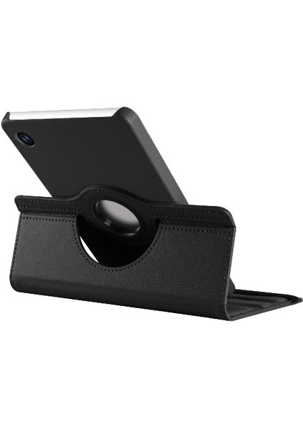 Samsung Galaxy Tab A9 Plus X210 Kılıf Dönebilen Standlı Suni Deri Kapaklı Kılıf