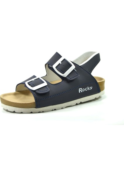ROCKY.120 Lacivert Cırtlı Erkek Çocuk Sandalet