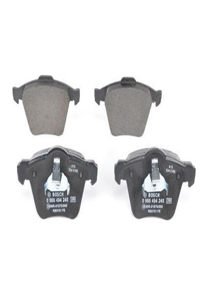 Ön Fren Balatası Galaxy S Max 2,0eco / 2,0tdcı / 2,2tdcı 06>15 Volvo S60 Iı 10>15 S80 Iı V60 V70 Iıı 10> XC70 Iı 07> Bosch 0986494245