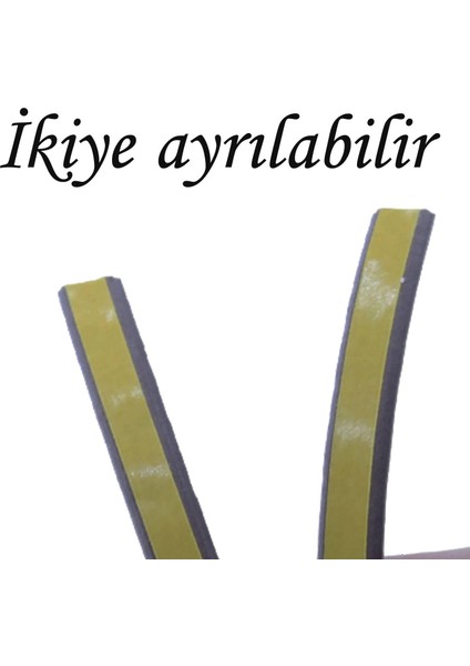 1x2=2 Metre Kapı Pencere Bandı Kahverengi Fitili Yapışkanlı Soğuk Izolasyon Bant