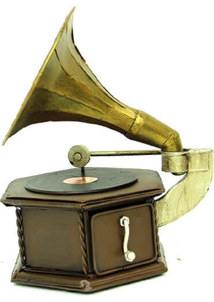 Dekoratif Metal Gramofon Kutu modelleri
