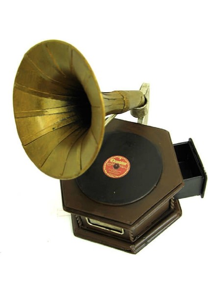 Dekoratif Metal Gramofon Kutu indirimleri