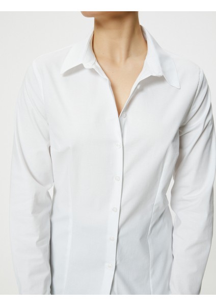 Uzun Kollu Gömlek Düğmeli Slim Fit indirimleri