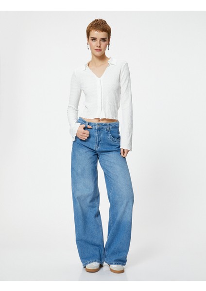 Uzun Çan Kol Gömlek Dokulu Slim Fit fiyatları