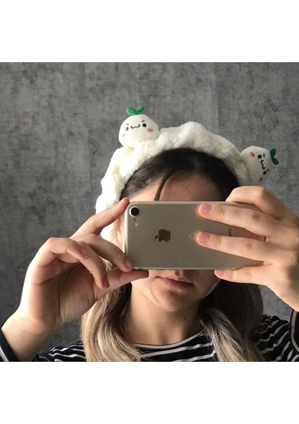 Sevimli Turp Kawaii Peluş Makyaj Bakım Spa Saç Bandı Bandana modelleri