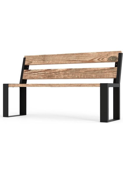 AVA44 Tuk - Sırtlı Bench Çift Kişilik