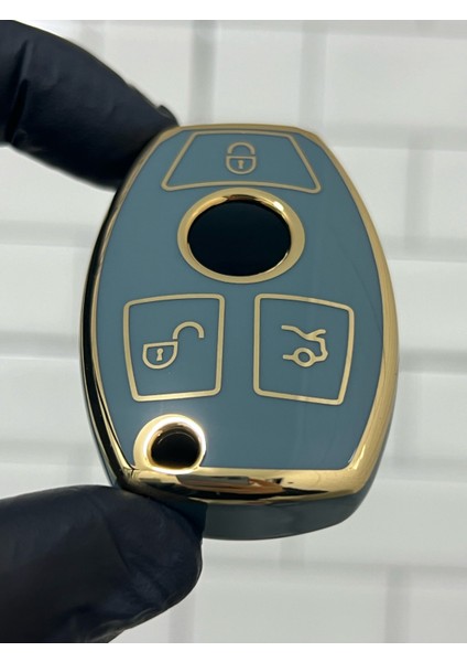 Mercedes E Serisi C Serisi S Serisi A Serisi B Serisi Sprinter Vito Viano Smart Anahtar Kılıfı Gri modelleri