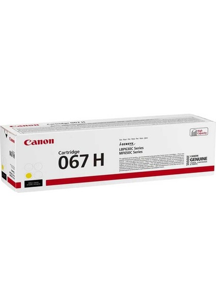 CRG-067H Sarı Orjinal Toner Yüksek Kapasiteli