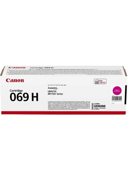 CRG-069H Kırmızı Orjinal Toner Yüksek Kapasiteli