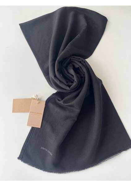 Siyah Cotton Şal