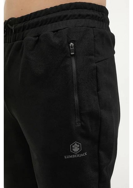 A101497407 101497407 M-CT107 Basıc Jogger 4fx Lumberjack Erkek Eşofman Alt Siyah