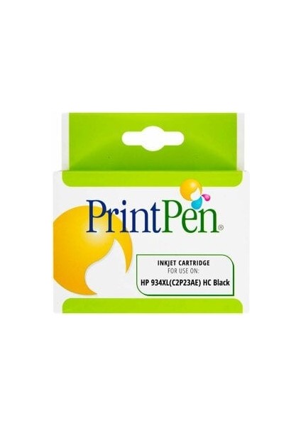 Print Pen Hp 934XL (C2P23AE) Siyah Muadil Kartuş