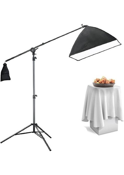 Ada Greenbox Yemek Çekim Işığı Ürün Çekim Işığı 50X70 Softbox Deveboynu