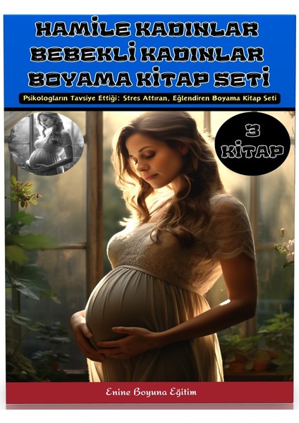 Hamile Kadınlar Boyama Kitap Seti - 3 Kitap