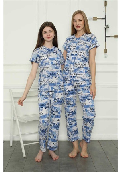 Anne Kız Aile Penye Pijama Takım Ayrı Ayrı Satılır. Ları Farklıdır 50104