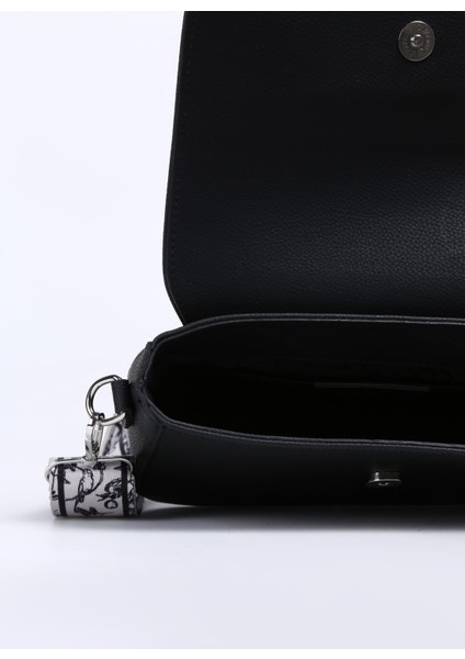 Siyah Kadın Omuz Çantası STRAP-BENVE