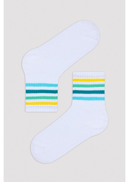 Erkek Çocuk California Beyaz 2li Soket Çorap modelleri