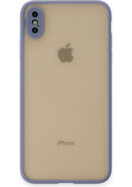 Iphone Xs Kılıf Montreal Silikon Kapak - Gri 300099