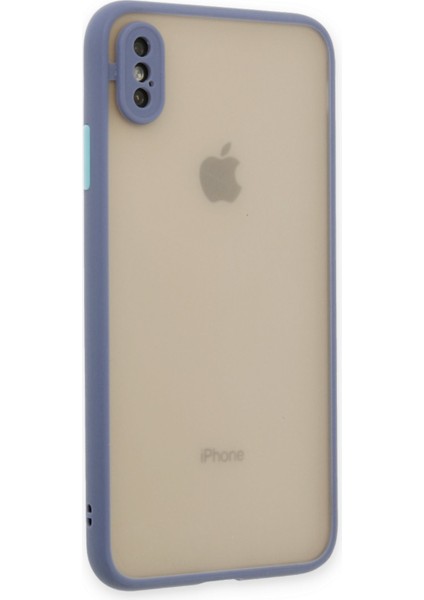 Iphone Xs Kılıf Montreal Silikon Kapak - Gri 300099