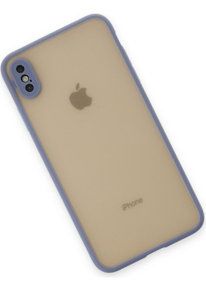 Iphone Xs Kılıf Montreal Silikon Kapak - Gri 300099