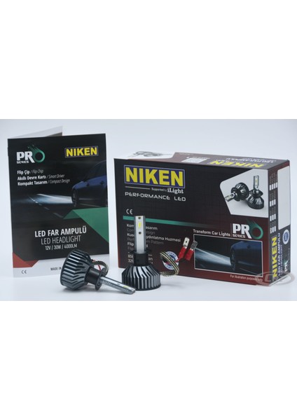 H1 LED Xenon Far Ampul Şimşek Etki Pro Serisi