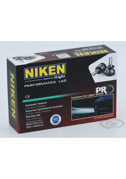 H1 LED Xenon Far Ampul Şimşek Etki Pro Serisi