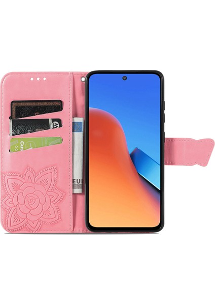 Xiaomi Redmi 12 Kelebek Kanatları Narin Çiçekler Darbeye Deri Telefon Kılıfı (Yurt Dışından) modelleri