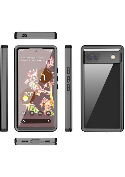 Google Piksel 6A Su Geçirmez Dahili 12FT Askeri Darbeye Dayanıklı IP68 In Telefon Kılıfı (Yurt Dışından)
