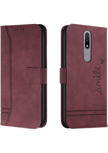 Nokia 2.4 El Kayışı Manyetik Kapatma Pu Deri Kart Yuvaları Için Telefon Kılıfı (Yurt Dışından) indirimleri