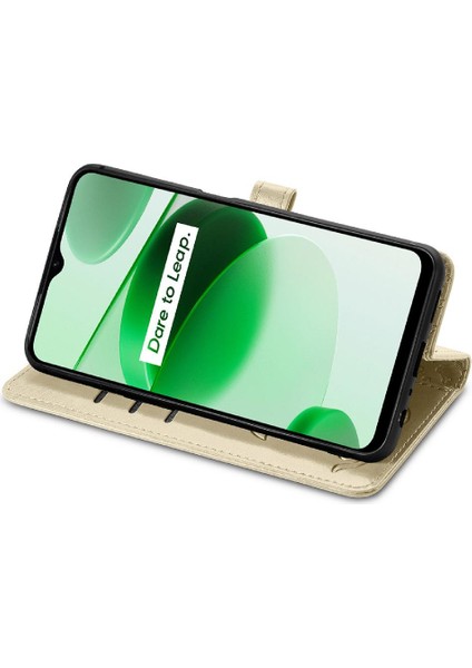 Realme C35 Için Karikatür Hayvanlar Darbeye Deri Telefon Kılıfı (Yurt Dışından) fırsatları