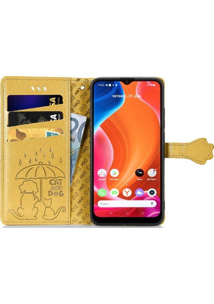 Realme C20 Için Deri Kısa Kayış Karikatür Hayvanlar Darbeye Telefon Kılıfı (Yurt Dışından) fırsatları