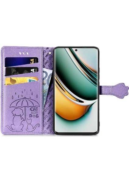 Realme 11 Pro Karikatür Hayvanlar Için Kısa Kayış Darbeye Telefon Kılıfı (Yurt Dışından)