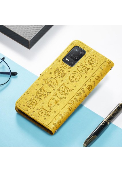 Realme 8 5g Karikatür Hayvanlar Için Darbeye Kısa Kayış Telefon Kılıfı (Yurt Dışından) fırsatları