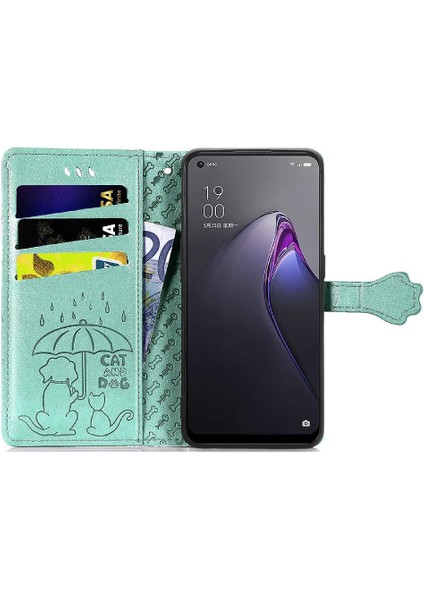 Oppo 8 Flip Için Kısa Kayış Darbeye Deri Telefon Kılıfı (Yurt Dışından)